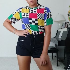 Vintage 100% silk short sleeve shirt